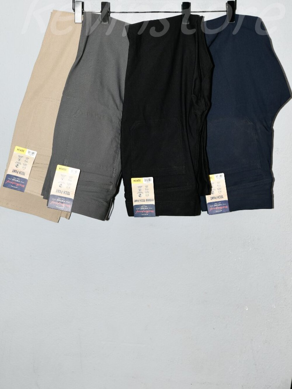 4 pairs Weatherproof Vintage Men's Tech Pants. Price is for 4